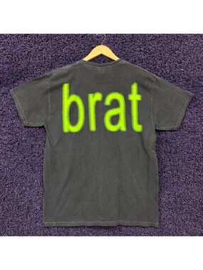 CharliXCX Brat Neon Logo Tshirt size Medium